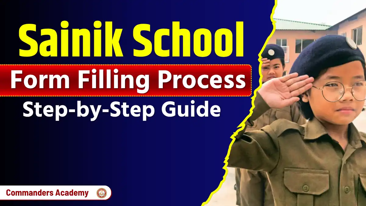 Sainik School Application Form Filling Process