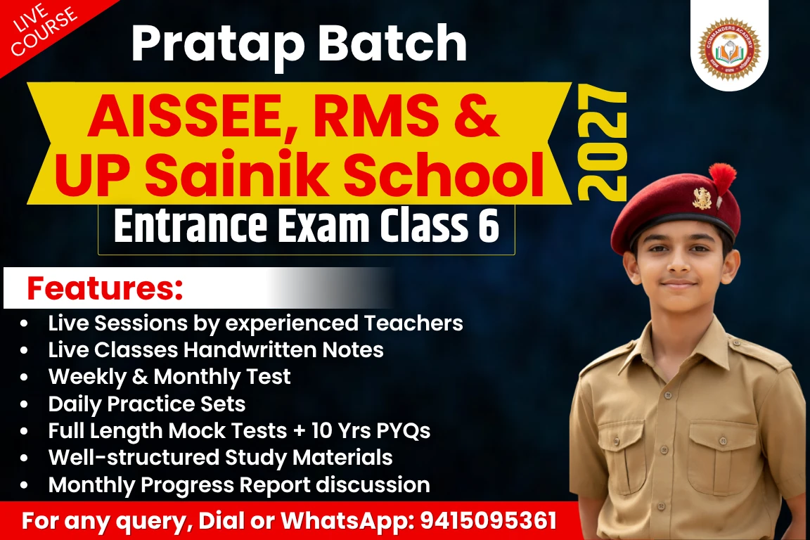 Sainik School Crash Course
